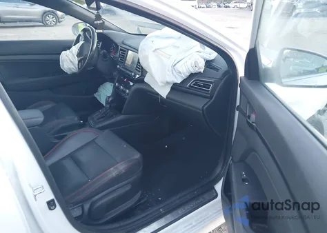 2019 Hyundai Elantra Sport из США, поврежденный, VIN KMHD04LB6KU835954